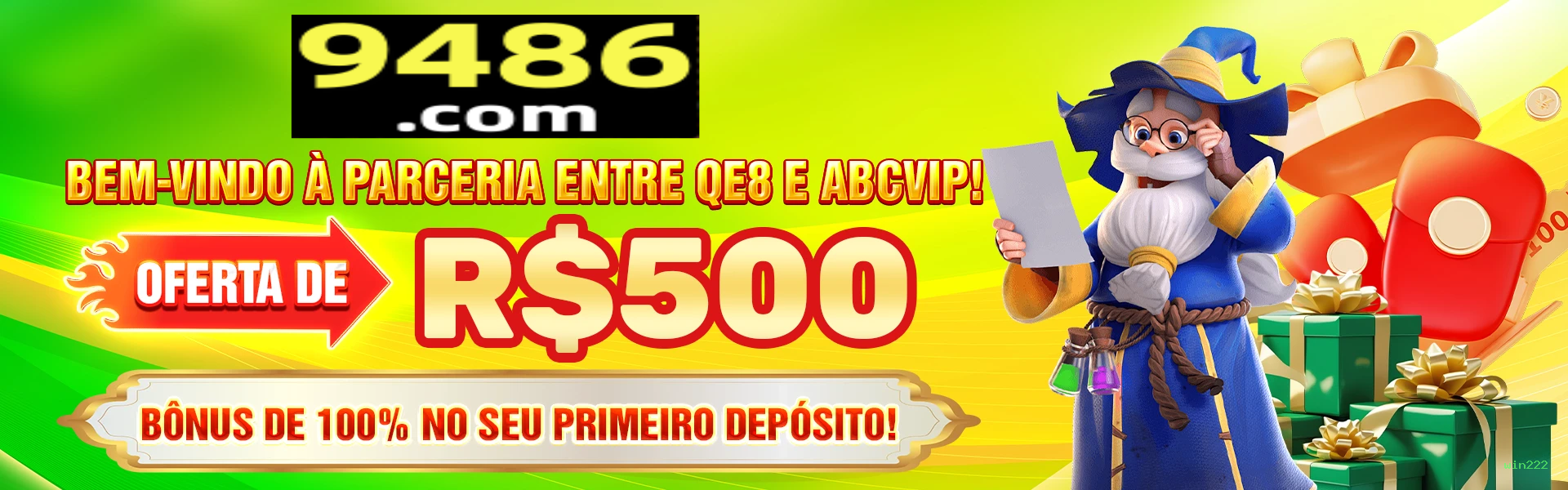 Slots com prêmios win222